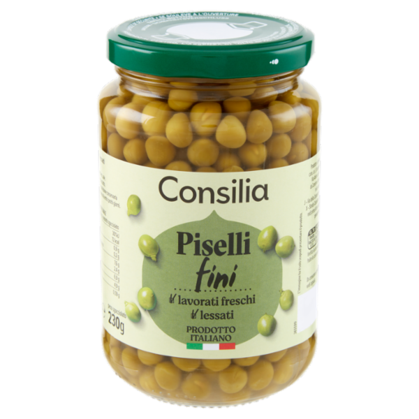 Consilia Piselli Fini Lessati 360 g