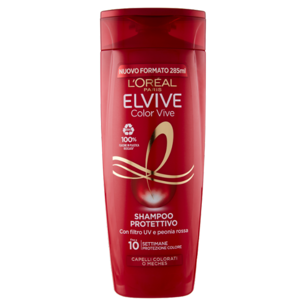 L'Oréal Paris Shampoo Elvive Color Vive, Per Capelli Colorati, 285 ml