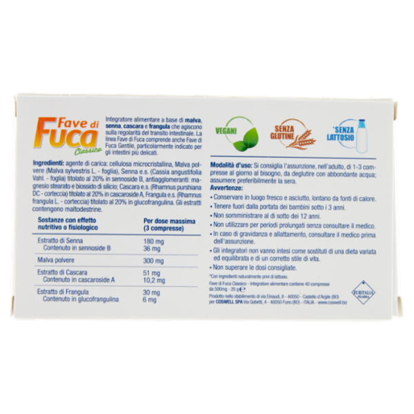 Euritalia Pharma Fave di Fuca Classico Compresse 40 x 500 mg