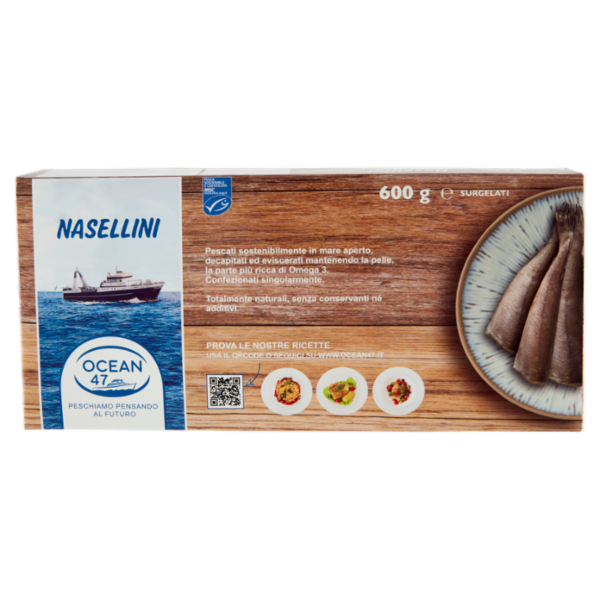 Ocean 47 Nasellini Surgelati 600 g