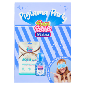Malizia Bon Bons Pigiama Party Maschera Viso Aqua Pop 25 ML + Eau De Toilette Milky Cupcake 50 ML