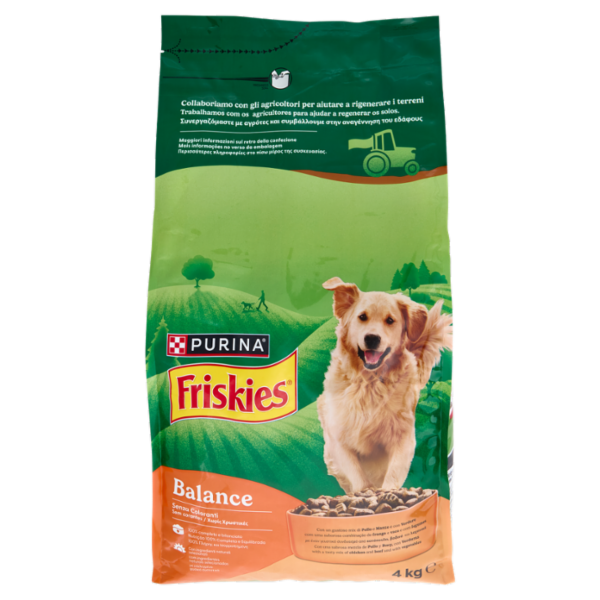 PURINA FRISKIES Balance Pollo e Manzo e con Verdure 4kg