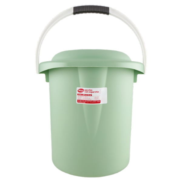 Selex Secchio Con Coperchio Diametro 31 cm Verde Cammeo 13 L