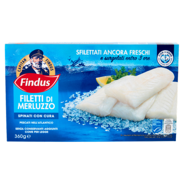 Capitan Findus Filetti di Merluzzo 360 g