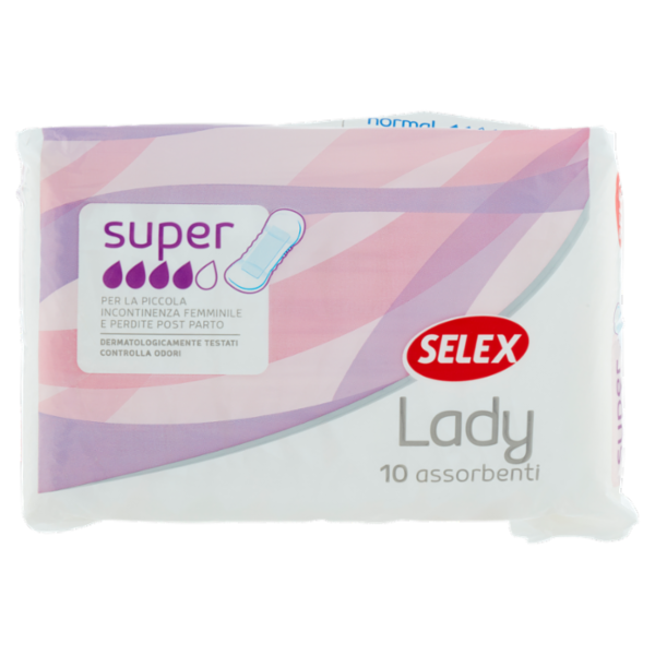 Selex Assorbenti Igiene Adulti Lady Super 10 pezzi