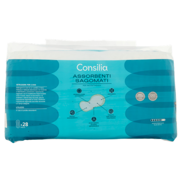 Consilia Assorbenti per Incontinenza Sagomati 28 pezzi
