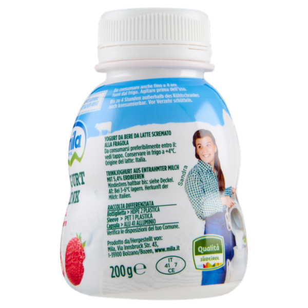 mila Yogurt Drink Fragola 200 g
