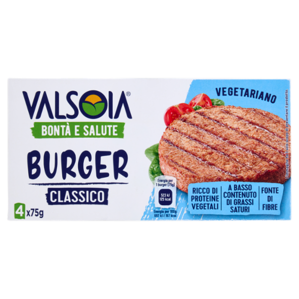 Valsoia Bontà e Salute Burger Classico 4 x 75 g