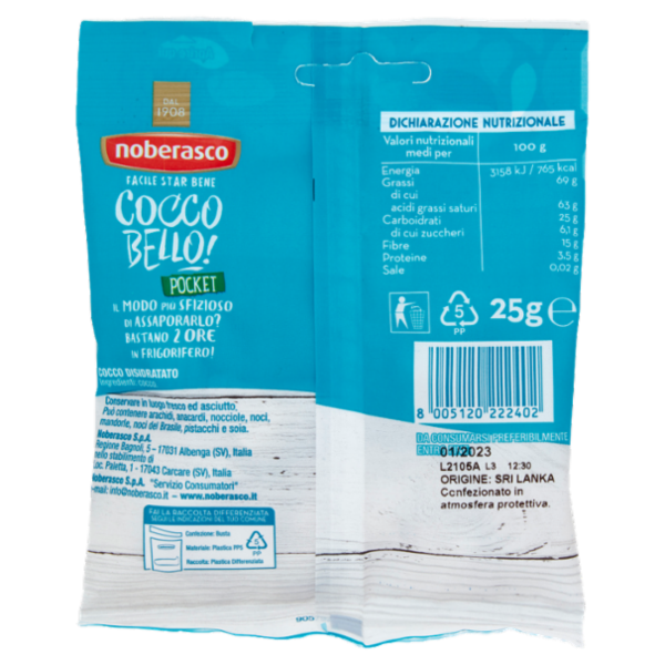 noberasco Cocco Bello! Pocket 25 g