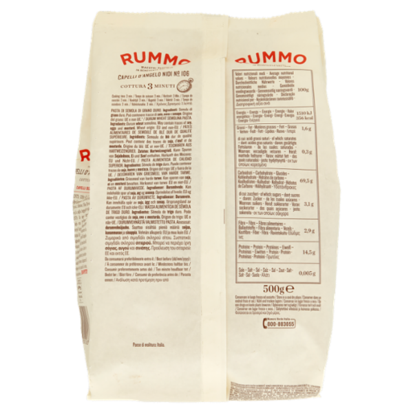 Rummo Capelli d'Angelo Nidi N° 106 500 g
