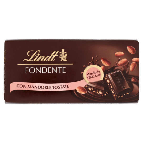 Lindt Gamme Bleue Tavoletta Cioccolato fondente Mandorle 100 g