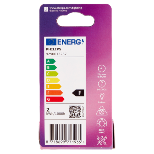 Philips Led Refrigerator 15W E14 2700K