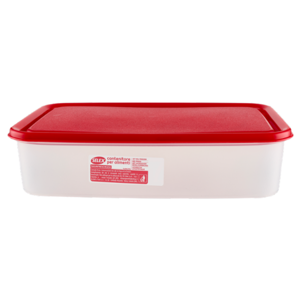 Selex Contenitore per Alimenti Freezer/Frigo Rettangolare 2,7 L