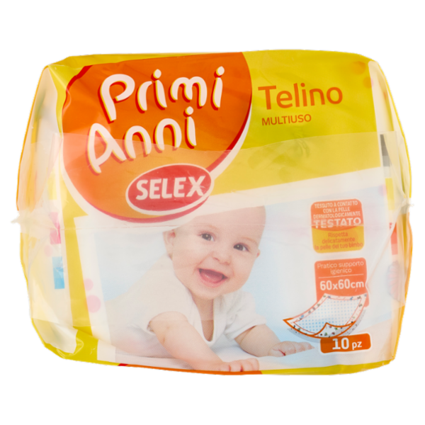Selex Primi Anni Telino Multiuso Cm 60X60 10 pezzi