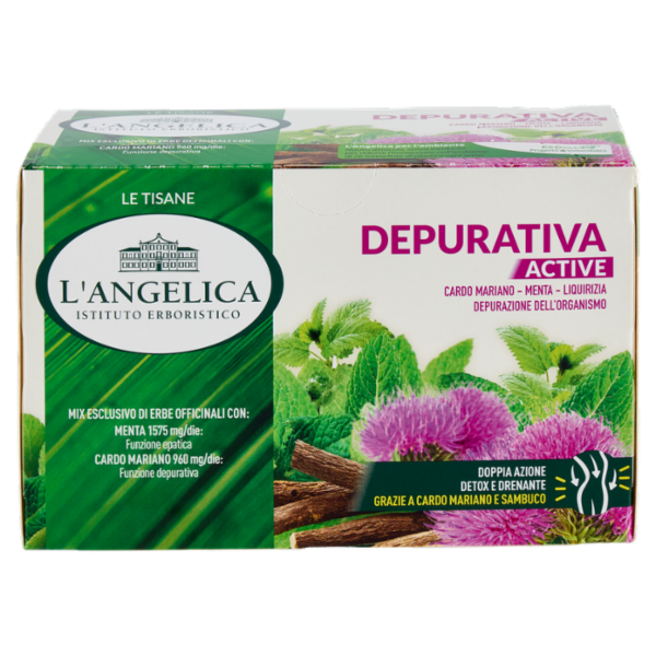 L'Angelica Le Tisane Depurativa Active 18 Filtri 36 g