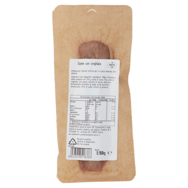 Pfitscher Salame con Cinghiale 0,180 kg