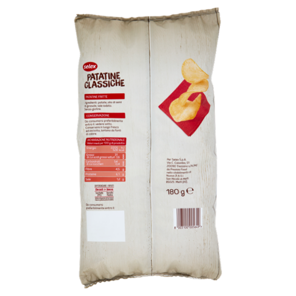 Selex Patatine Classiche 180 g
