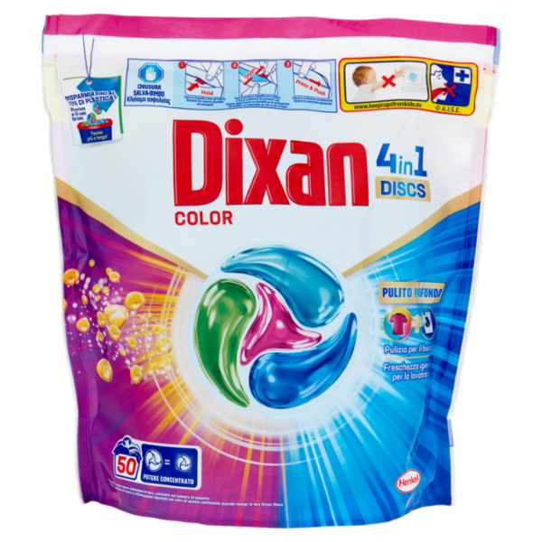 DIXAN Discs Color 50pz (825g)