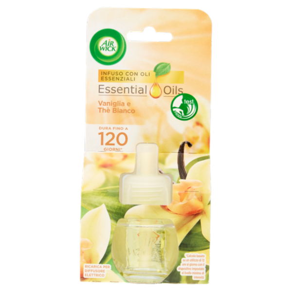 Air Wick Profumatore per Ambienti Vaniglia e Thè Bianco Ricarica 19 ml