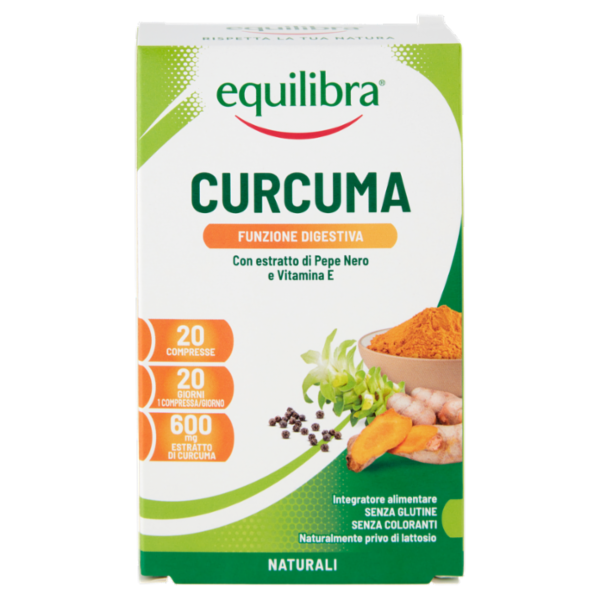 equilibra Curcuma Funzione Digestiva 20 Compresse 18,18 g