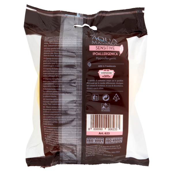 Aquamassage Sensitive Spugna Bagno Extra Delicata