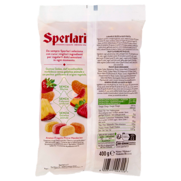Sperlari Gran Gelées Frutti del Sole 400 g
