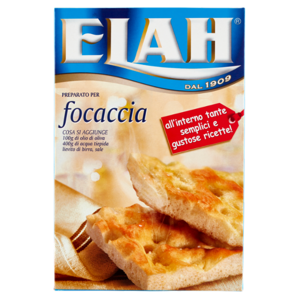 Elah Preparato per focaccia 500 g