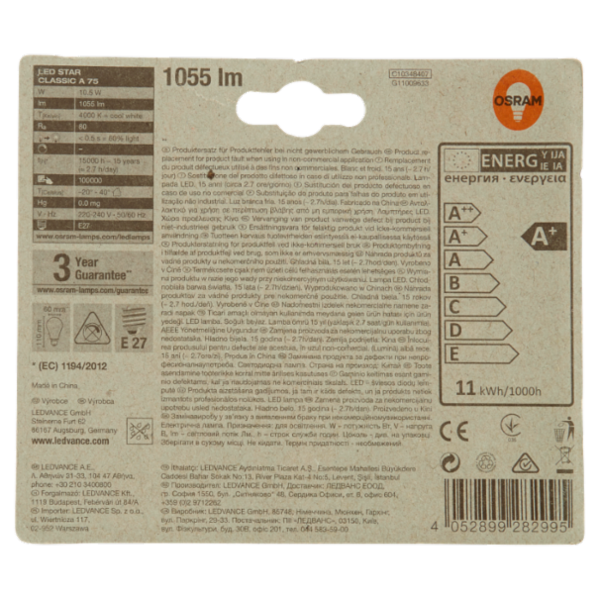 Osram Led Star Classic A 75 E27