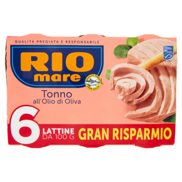 Rio mare Tonno all'Olio di Oliva 6 x 100 g