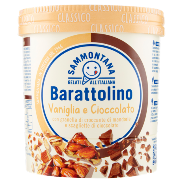 Sammontana Barattolino Classico Vaniglia e Cioccolato 500 g