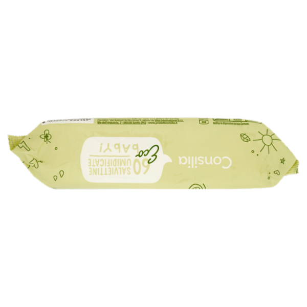 Consilia Salviettine Detergenti per Bimbo Ecologiche 60 pezzi