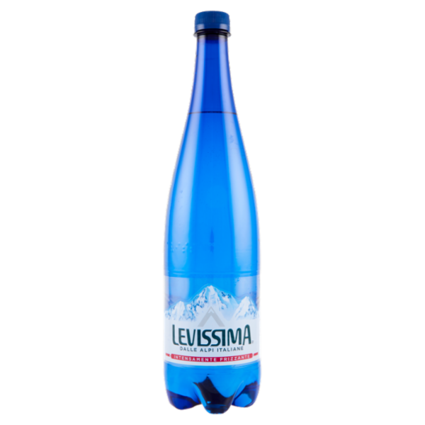 LEVISSIMA, Acqua Minerale Naturale Oligominerale Intensamente Frizzante, 1 L