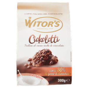 Witor's Ciokolotti Frollini Al Cacao Ricchi Di Cioccolato 300 g