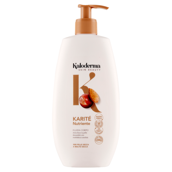 Kaloderma Nutriente Karité Fluida Corpo per Pelle Secca e Molto Secca 400 ml