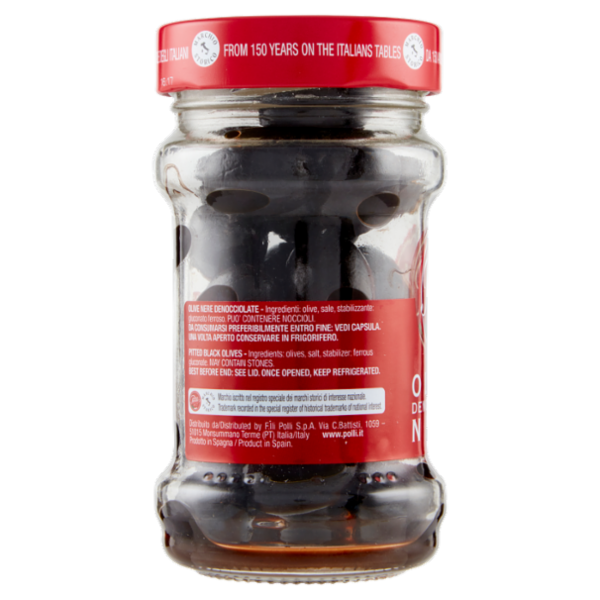 Polli Olive Denocciolate Nere 85 g