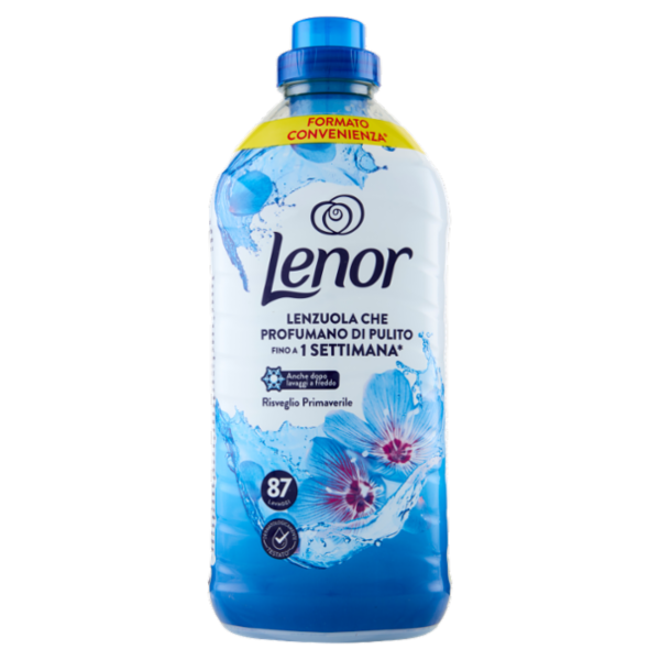 Lenor Ammorbidente Lavatrice Concentrato, Risveglio Primaverile, 87 Lavaggi 1,827 L