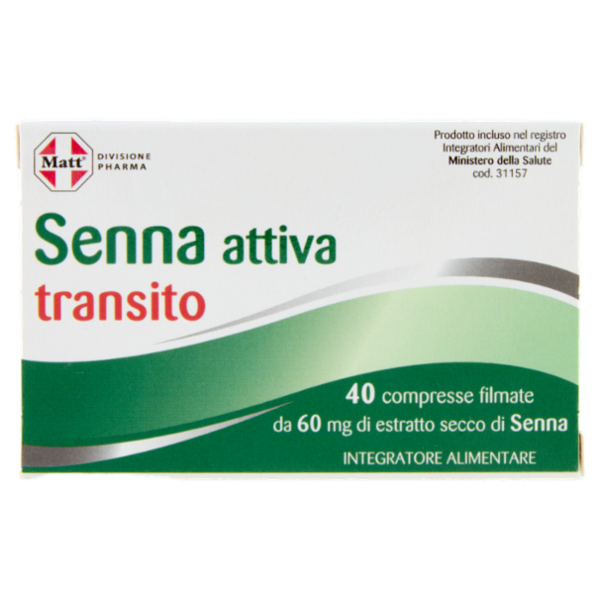 Matt Divisione Pharma Senna attiva transito 40 compresse 5,28 g