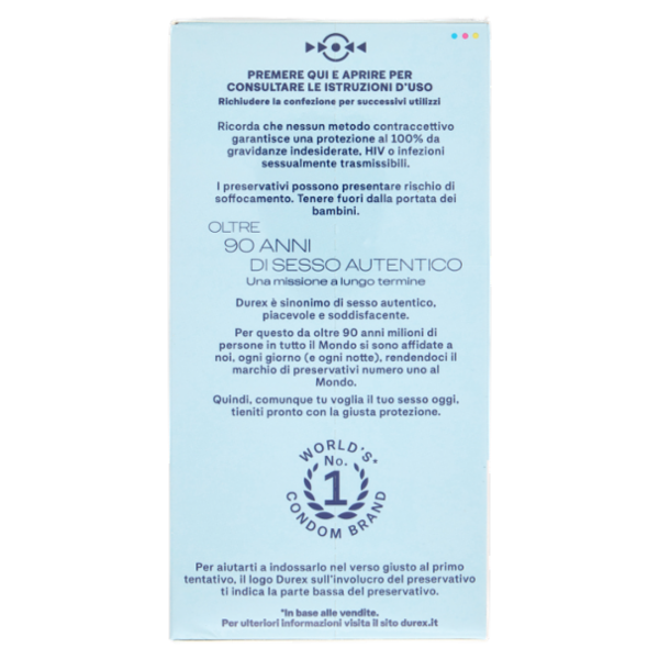 Durex Settebello Preservativi Forma Classica, 27 Profilattici