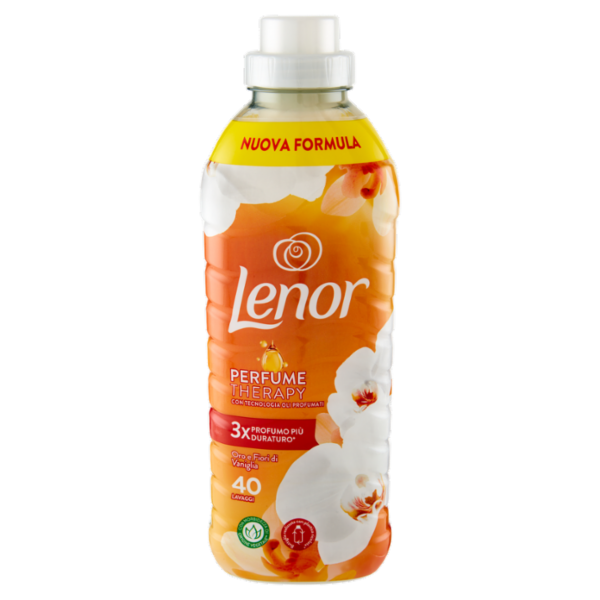 Lenor Ammorbidente Lavatrice Concentrato, Oro e Fiori di Vaniglia, 40 Lavaggi 840 ml