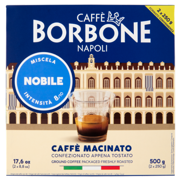 Caffè Borbone Miscela Nobile Caffè Macinato 2 x 250 g