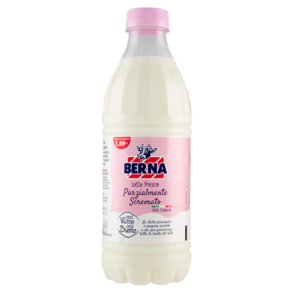 Berna Latte Fresco Parzialmente Scremato 1000 ml