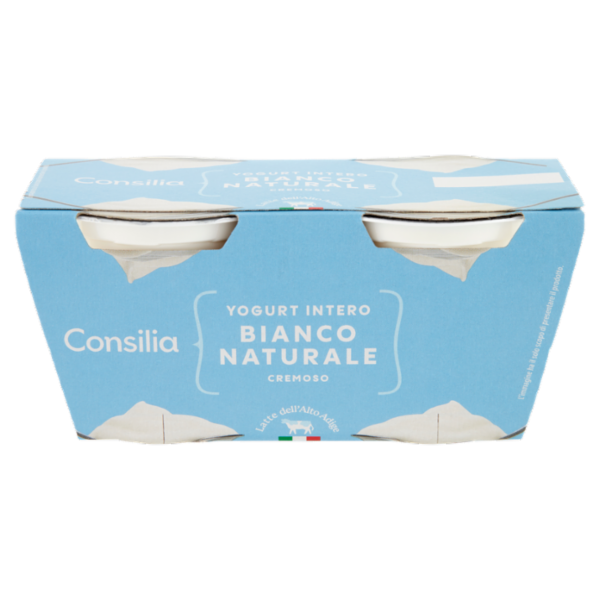 Consilia Yogurt Intero Bianco Naturale 2x125 g