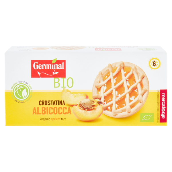 Germinal Bio Crostatina Albicocca 6 x 45 g