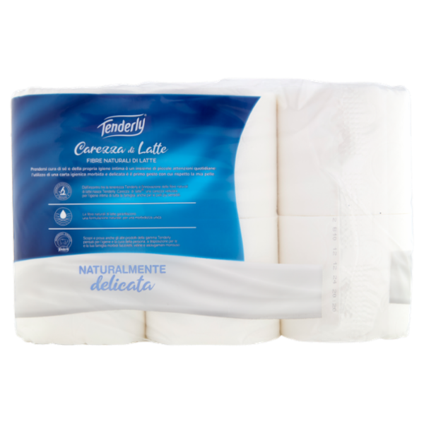 Tenderly Carezza di Latte Rotoli Vellutati 12 pz
