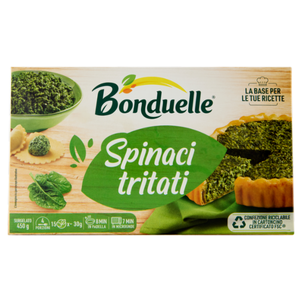 Bonduelle Spinaci tritato Surgelato 450 g