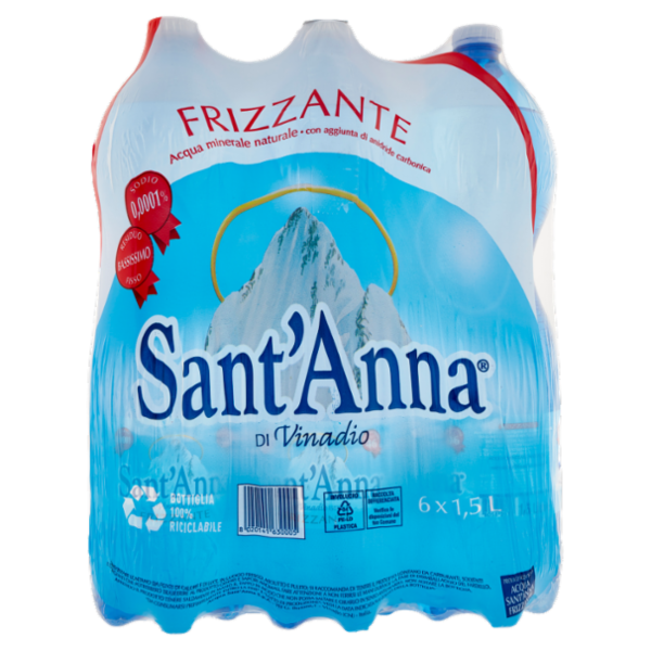 Sant'Anna di Vinadio Frizzante 6 x 1,5 L