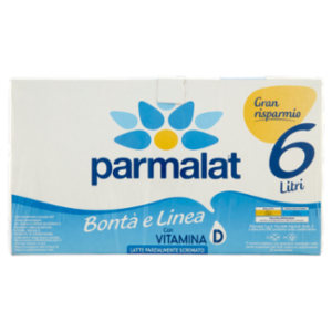 Parmalat Bontà e Linea Con Vitamina D Latte Parzialmente Scremato 6 x 1000 Ml