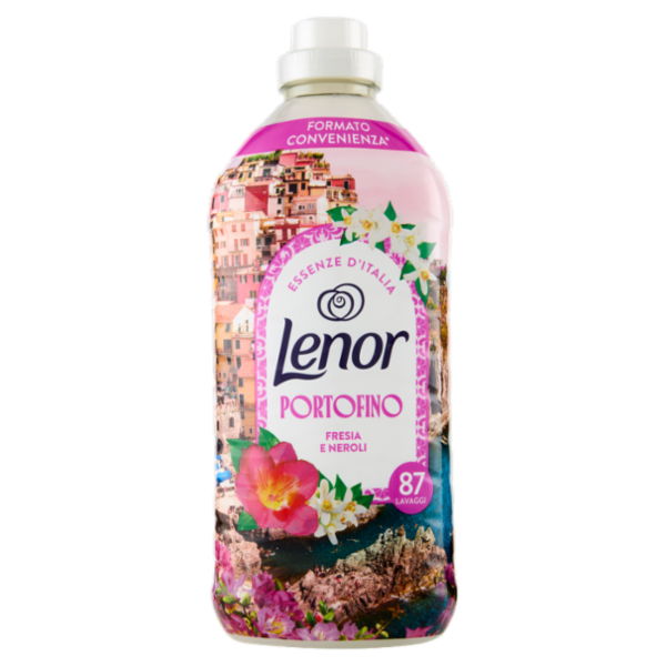 Lenor Essenze D'Italia Portofino Ammorbidente Concentrato Fresia e Neroli, 87 Lavaggi 1,827 L