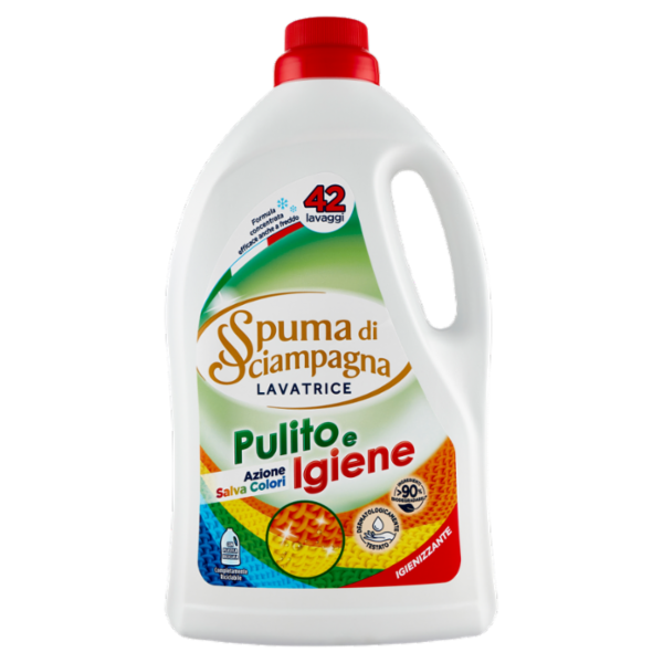 Spuma di Sciampagna Pulito e Igiene Lavatrice Igienizzante 1890 ml