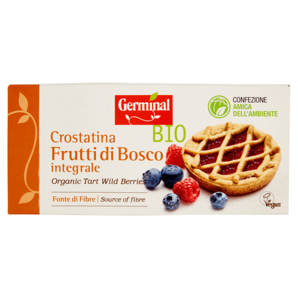 Germinal Bio Crostatina Frutti di Bosco integrale 4 x 50 g